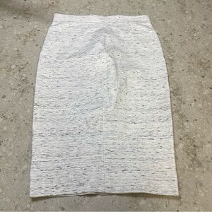 Wilfred Textured Gray Pencil Skirt